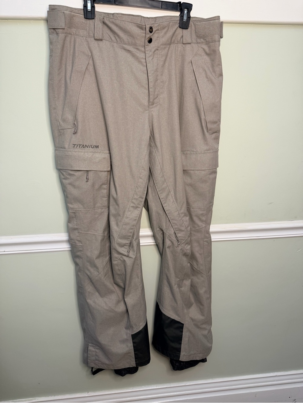 Columbia Titanium Omni Tech Men's Snow Pants - Taupe Large